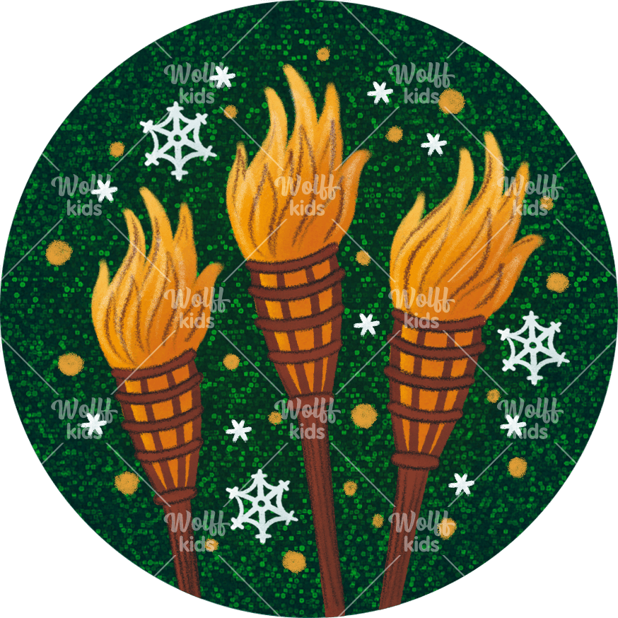 Einzelner Magnet: Fackelwanderung oder Laternenlauf