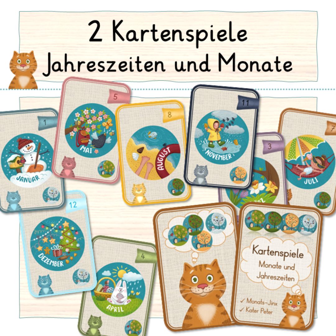 15 Lernspiele zum Sofort-Download von Sonderpädagogin