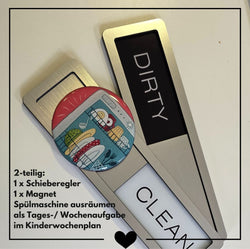 Spülmaschine Zeichen: Dirty/clean für Deinen Küchenfrieden