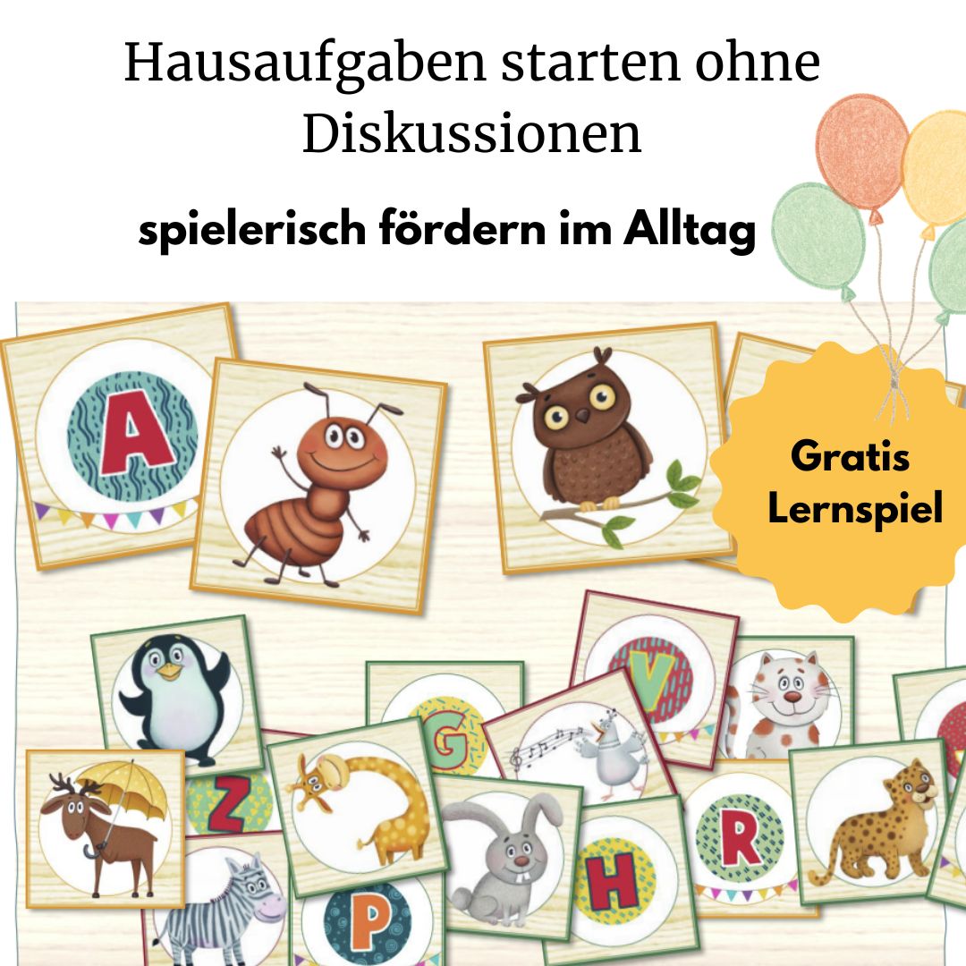 ABC Lernspiel für Kita & Schulstart