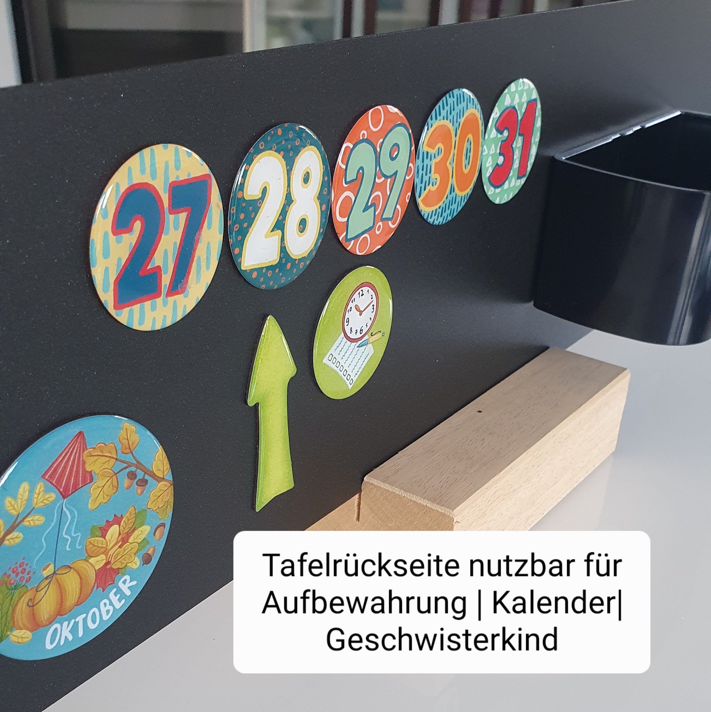 24 Hausaufgabenmagnete inkl. 8 Erledigtsterne gratis , 4cm