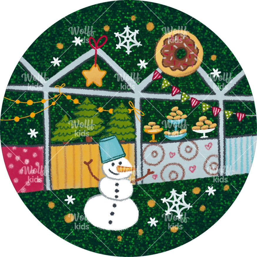 Einzelner Magnet: Weihnachtsmarkt oder Adventsausstellung besuchen