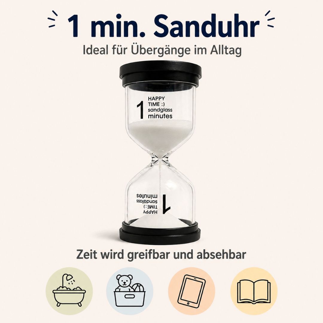 Sanduhr 1 min.