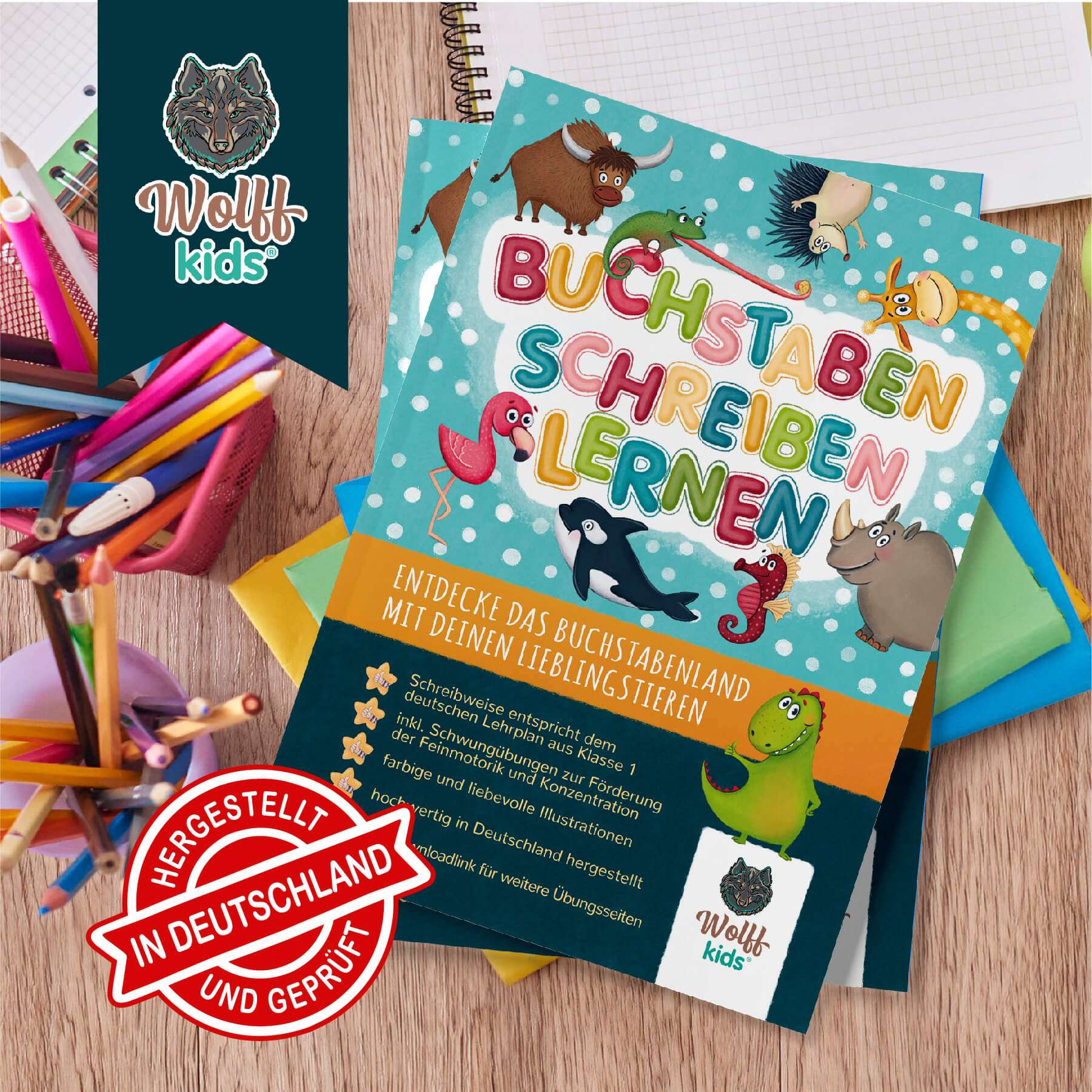 ABC Poster - Zahlen Poster zum wenden