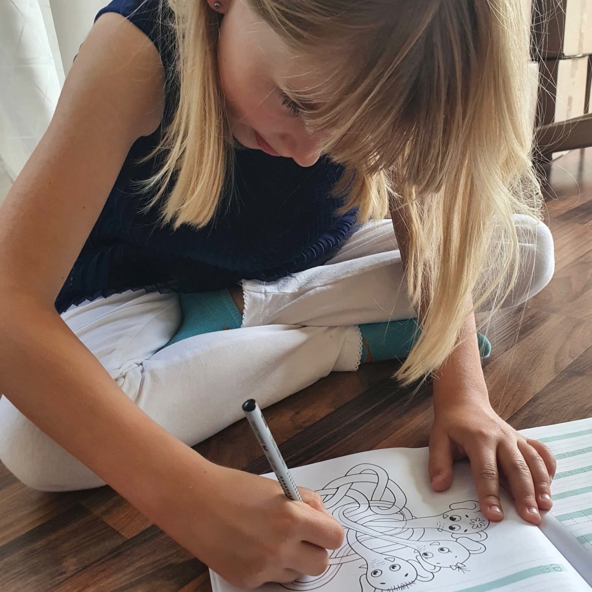 ABC-Übungsheft: Buchstaben schreiben lernen - farbig handillustriert