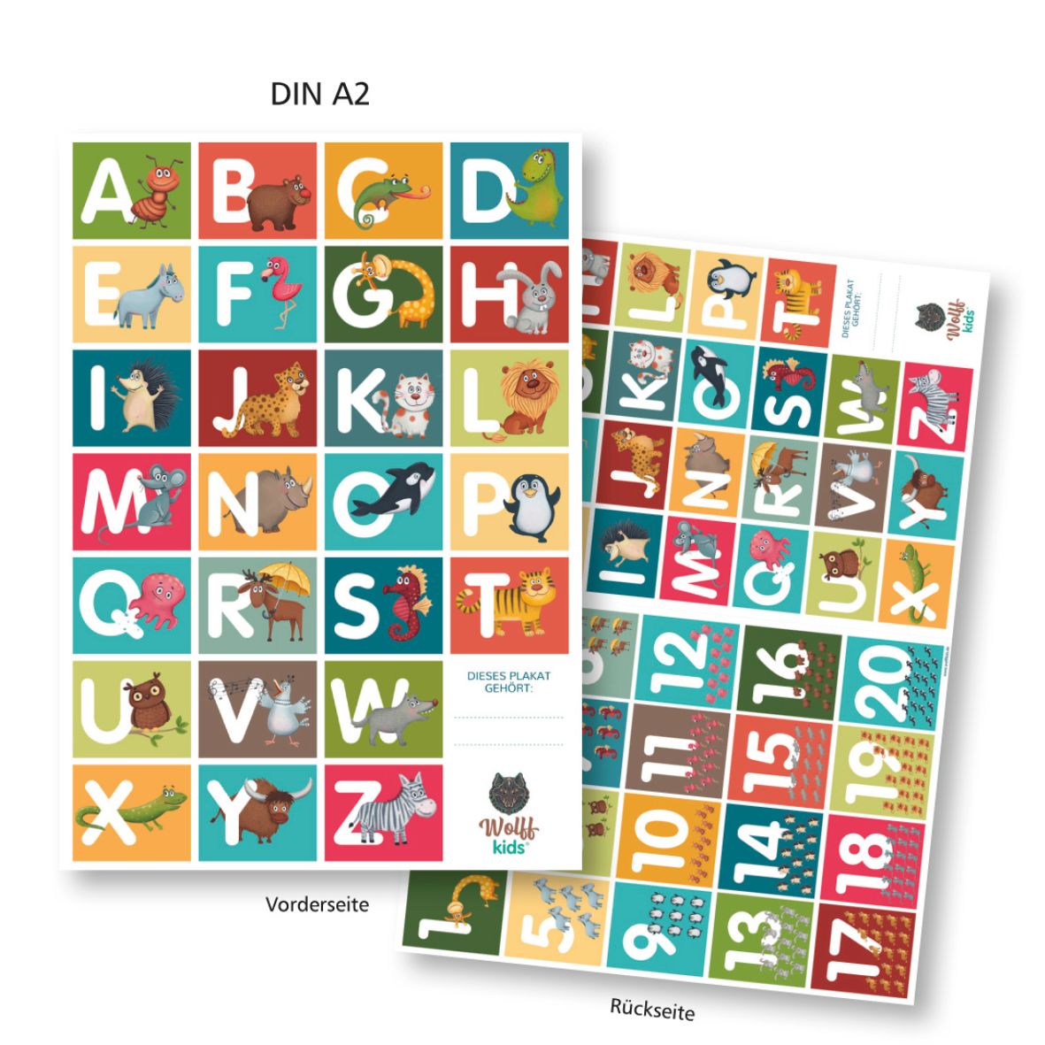 ABC-Set für Kitas & Schulen | 10 Schreiblernhefte + 10 Wendeposter