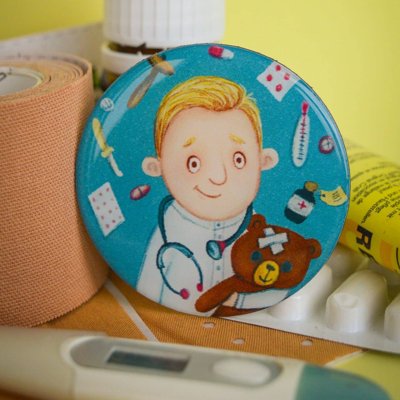 Einzelner Magnet: Herr Schnippschnapp: Friseur/in