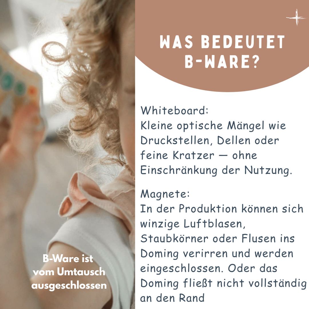Kleine Mängel: Wochenplan-Set