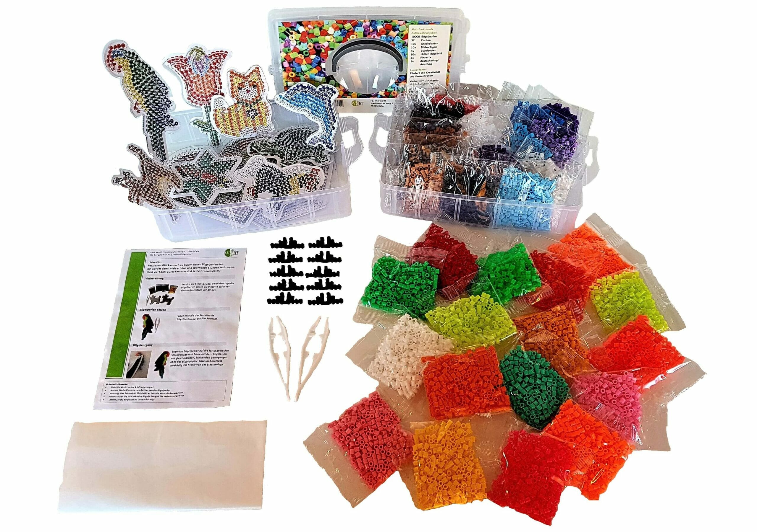 10.000 Bügelperlen, 10 Formen uvm