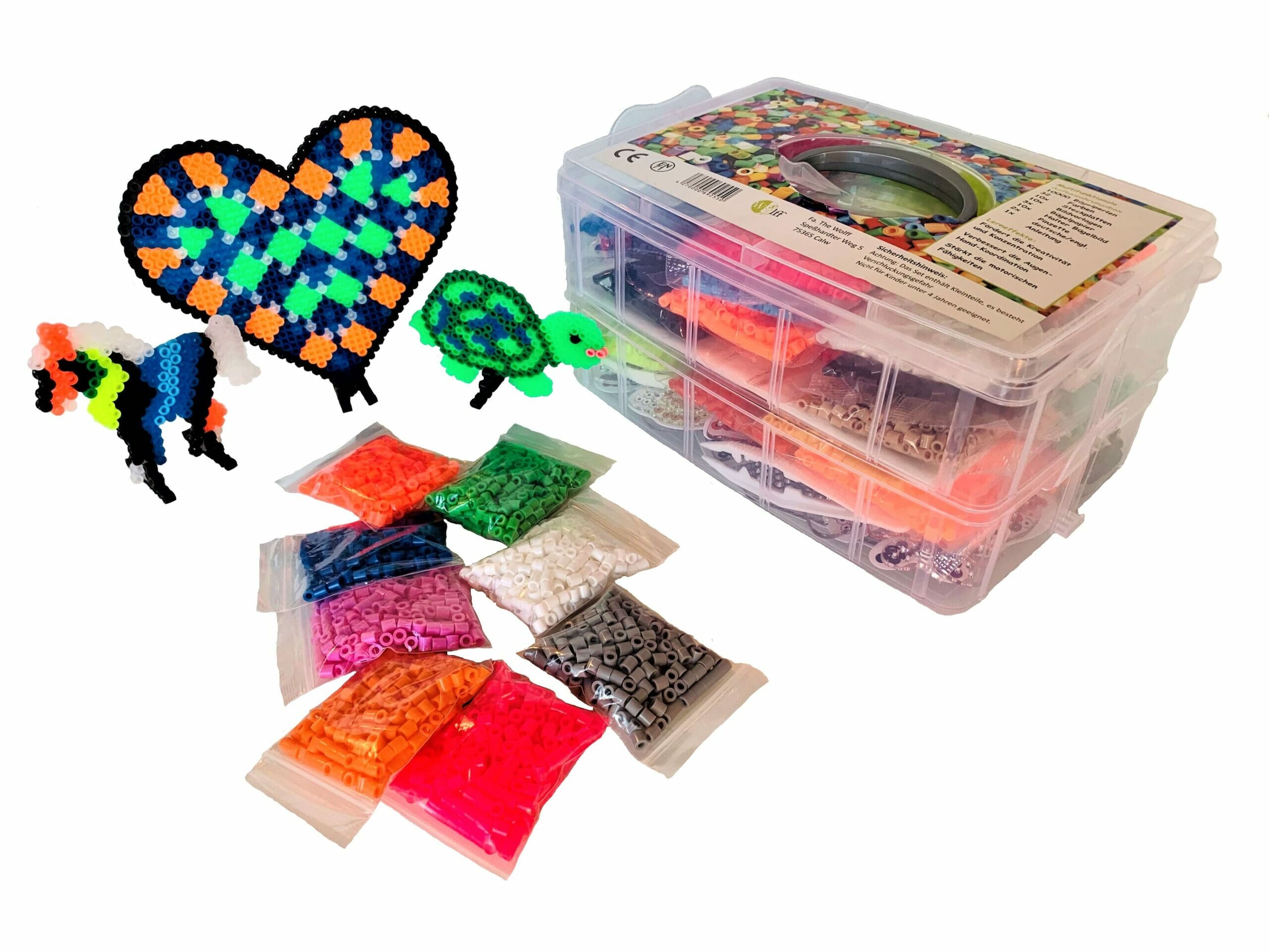 10.000 Bügelperlen, 10 Formen uvm