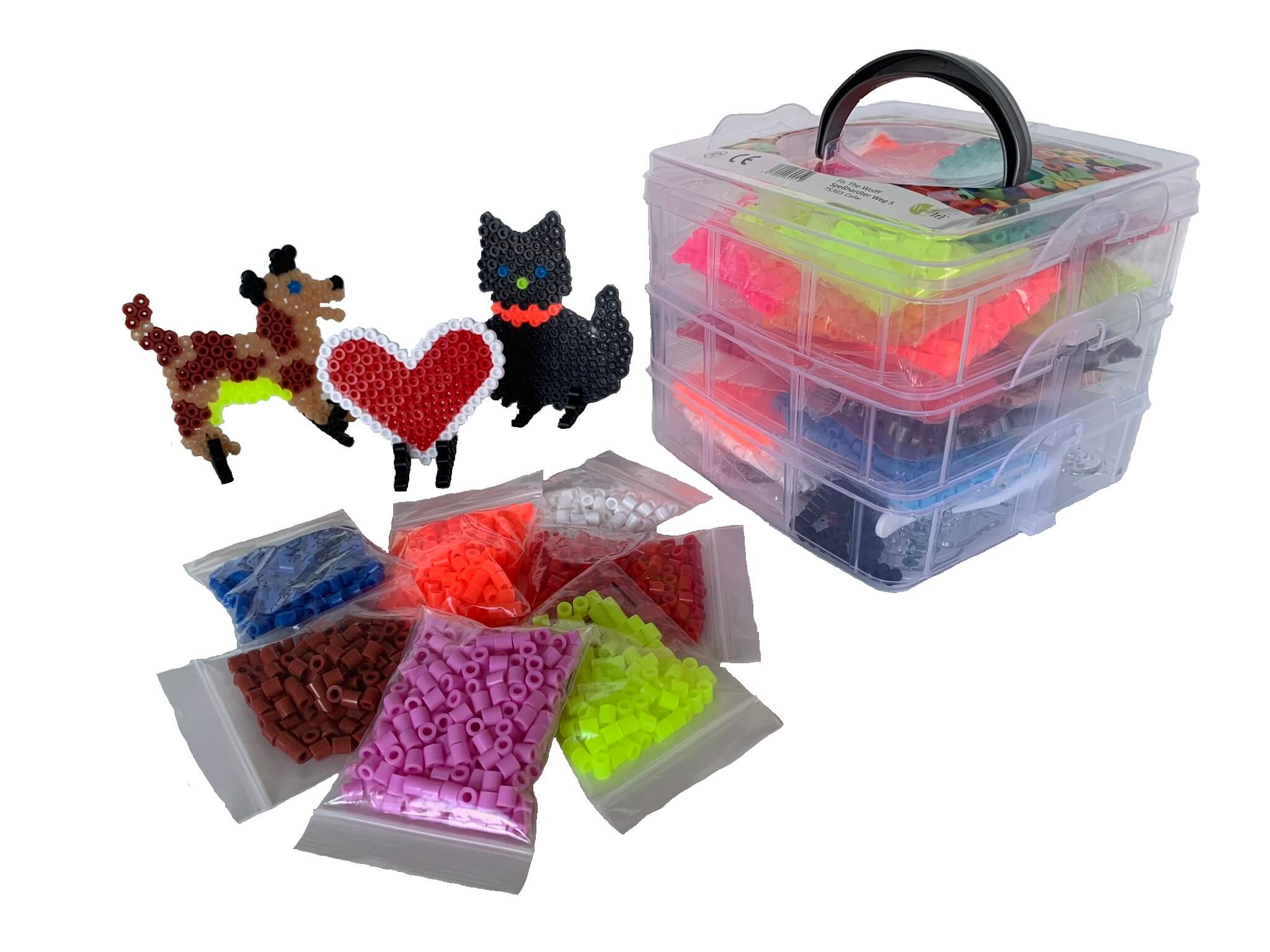 6.000 Bügelperlen, 6 Formen uvm