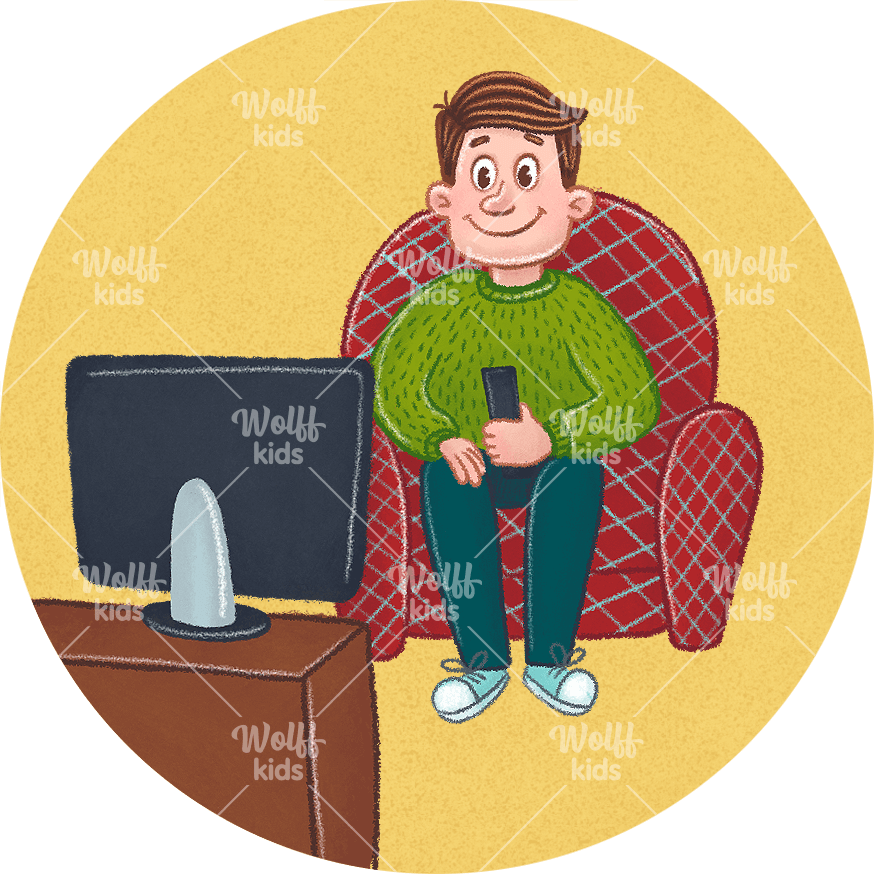 Einzelner Magnet: Me-time/ Papa-Auszeit