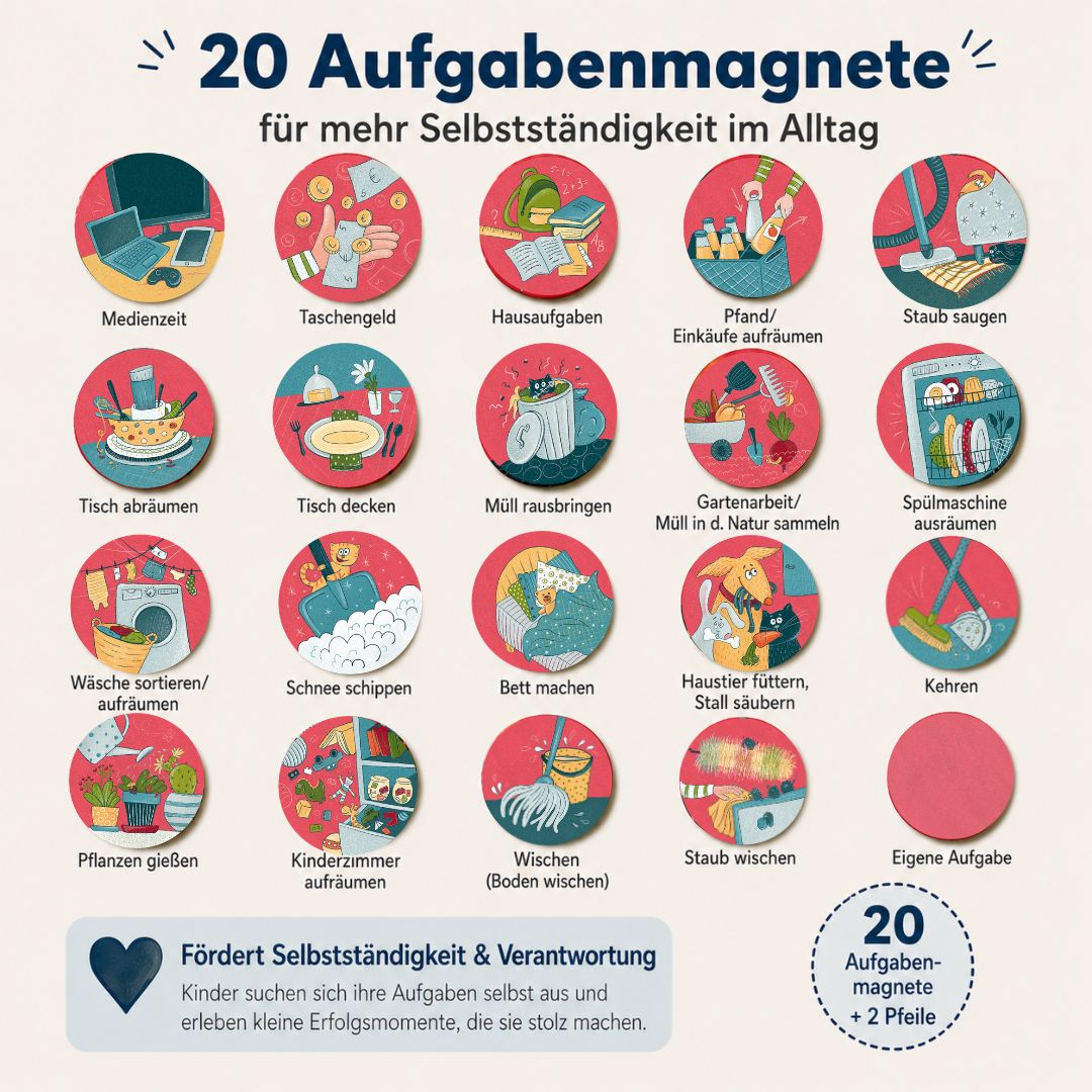 Haushaltsaufgabenset 22- teilig