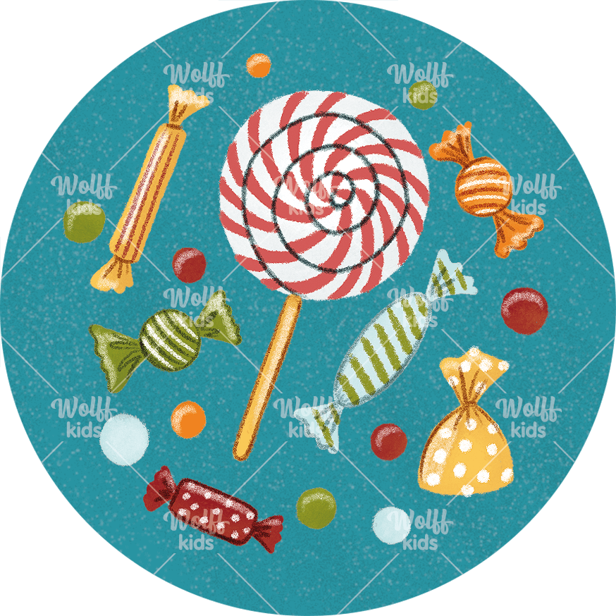 Einzelner Magnet: Zuckerfest/ Süßigkeiten