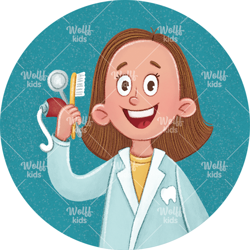 Einzelner Magnet: Zahnärztin Maria