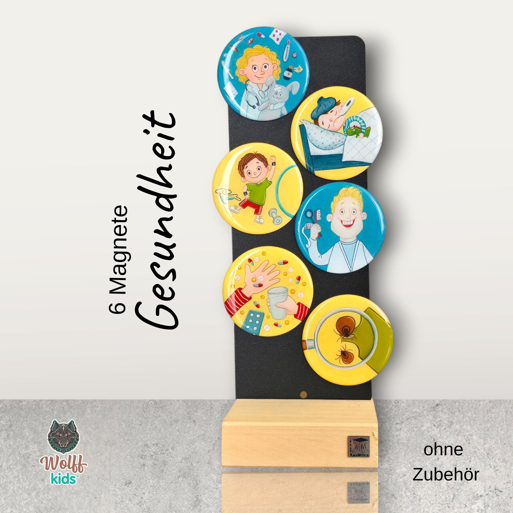 Gesundheits - Set : 5 Magnete + 1 🎁gratis