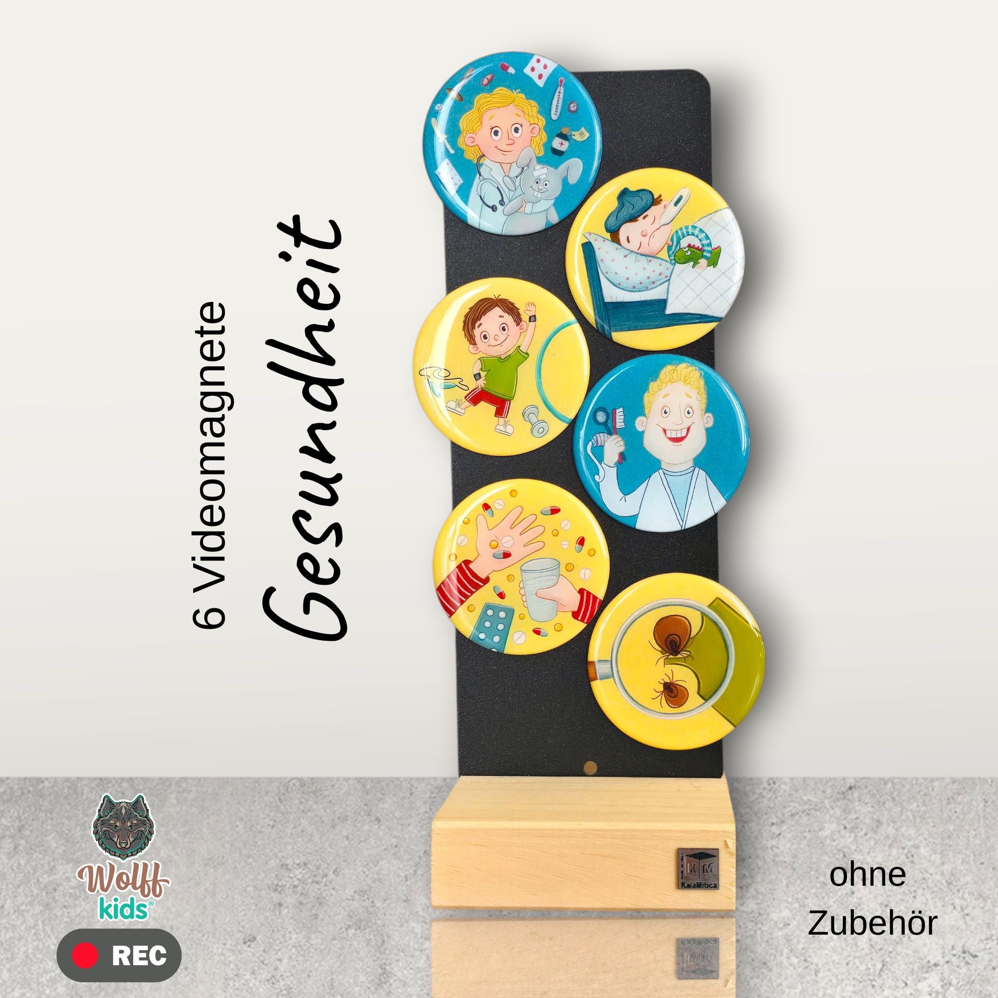 Gesundheits - Set : 5 Magnete + 1 🎁gratis