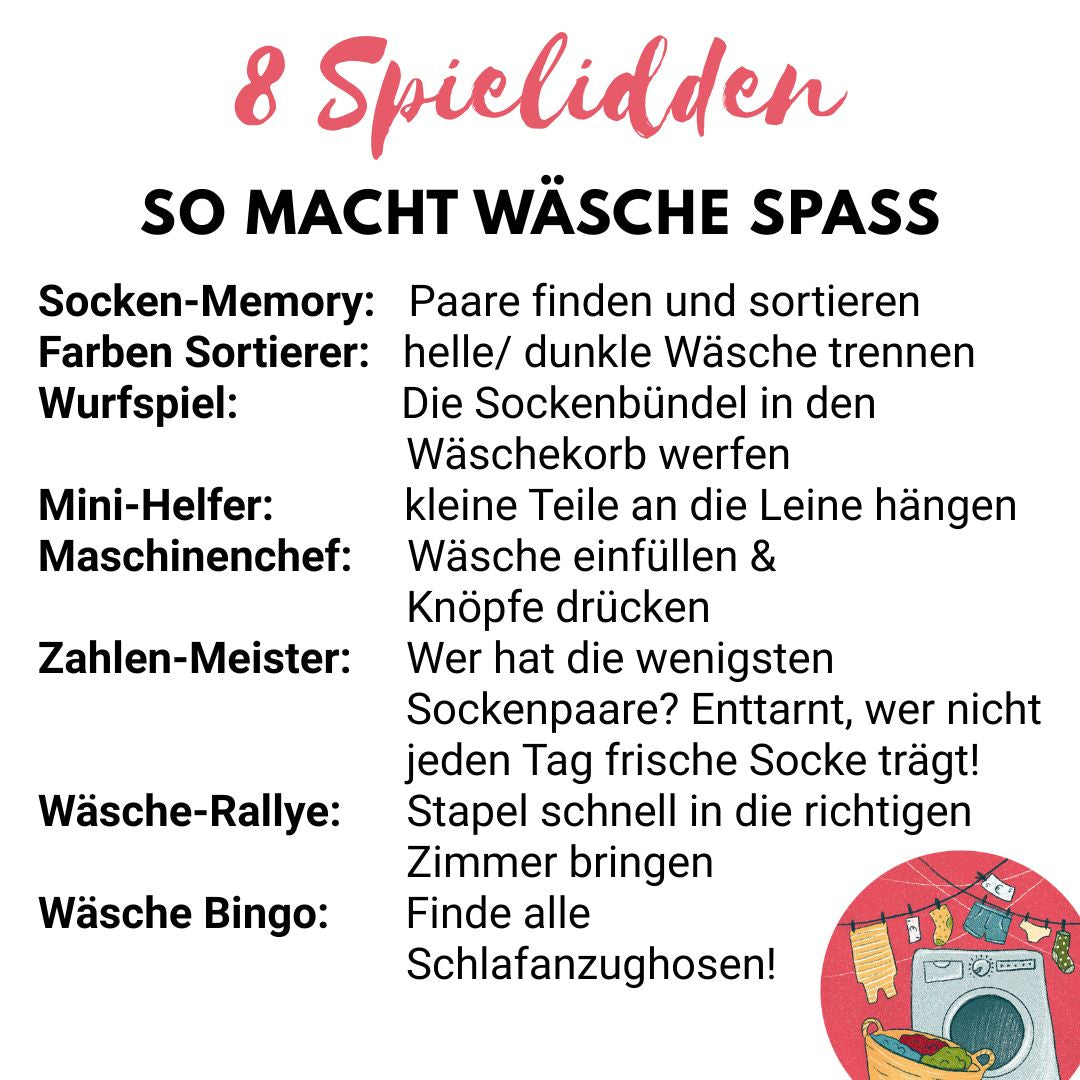 Haushaltsaufgaben Set ab 3 Jahre: 5 Magnete + 1 🎁gratis
