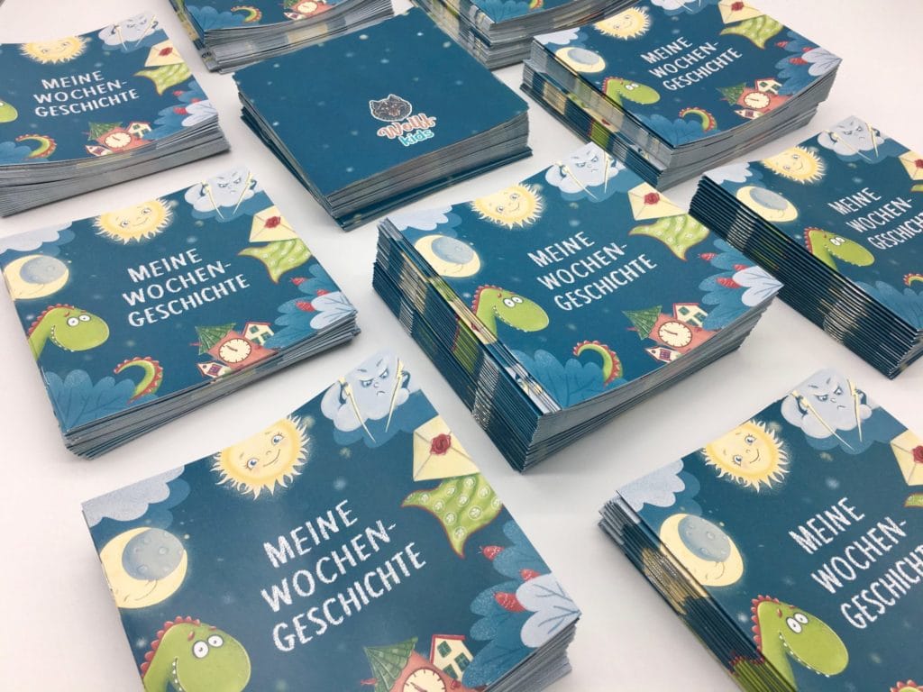 Das Buch " Meine Wochengeschichte"