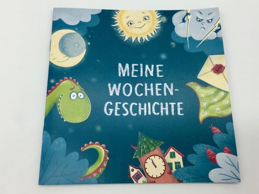 Das Buch " Meine Wochengeschichte"