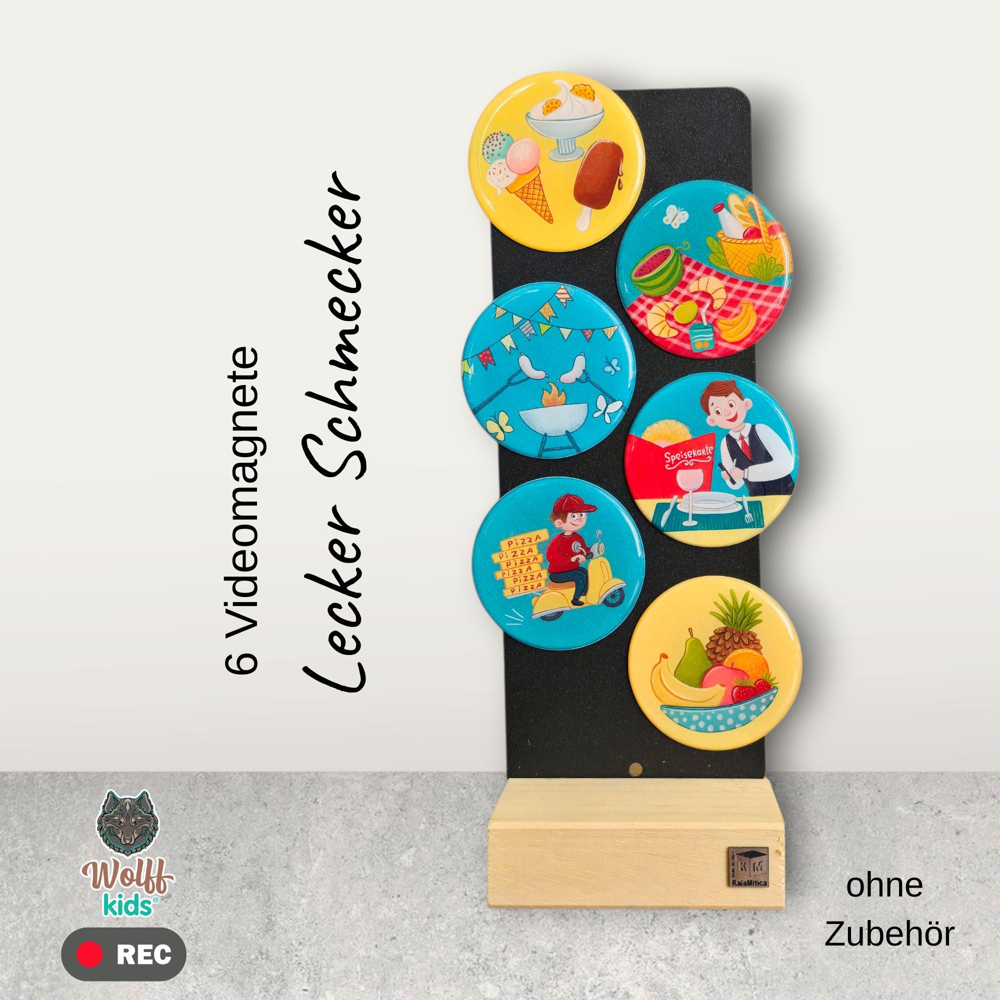 Lecker-Schmecker-Set 5 Magnete + 1 🎁gratis