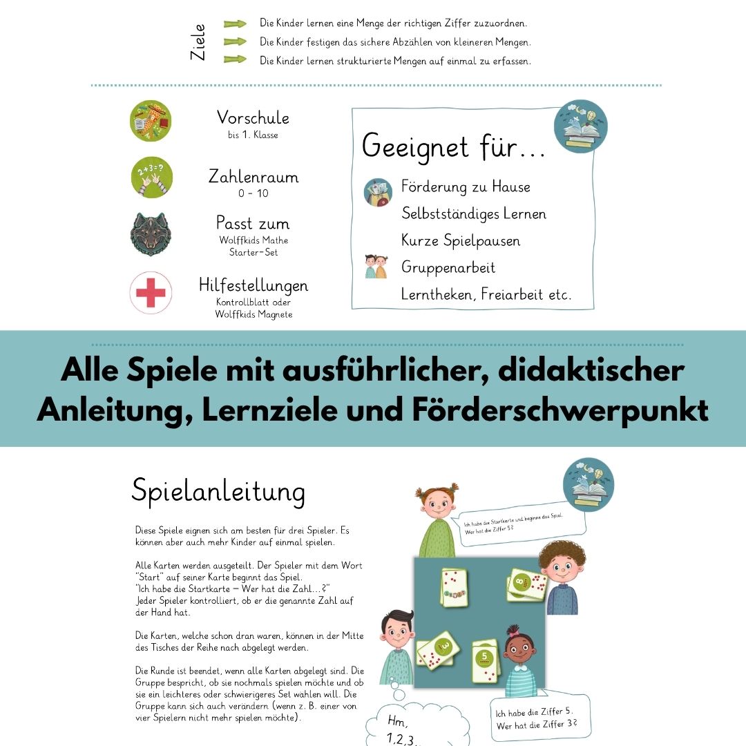 15 Lernspiele zum Sofort-Download von Sonderpädagogin