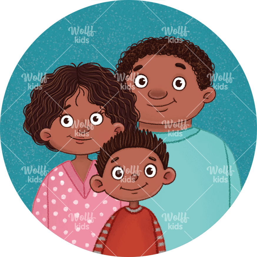 Einzelner Magnet. Lina und Lotta