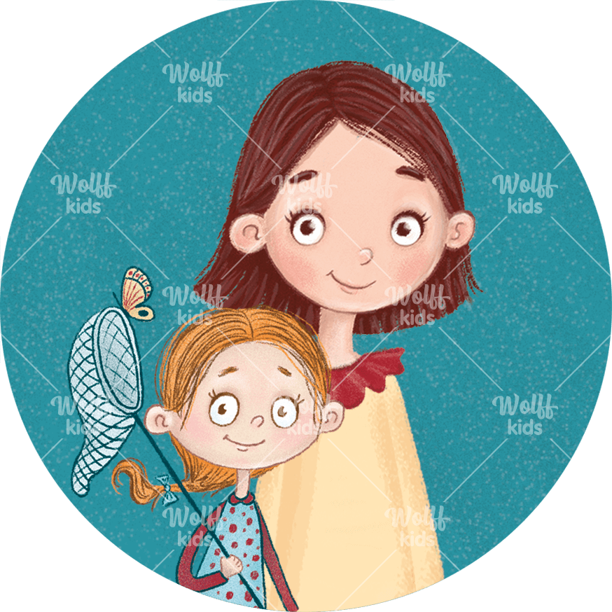 Einzelner Magnet. Malia, Mason und Jamal