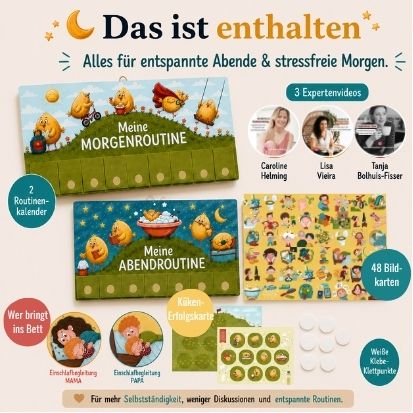 Schlafzauber | Klappkalender & Expertinnen-Videos — Routinen die klappen
