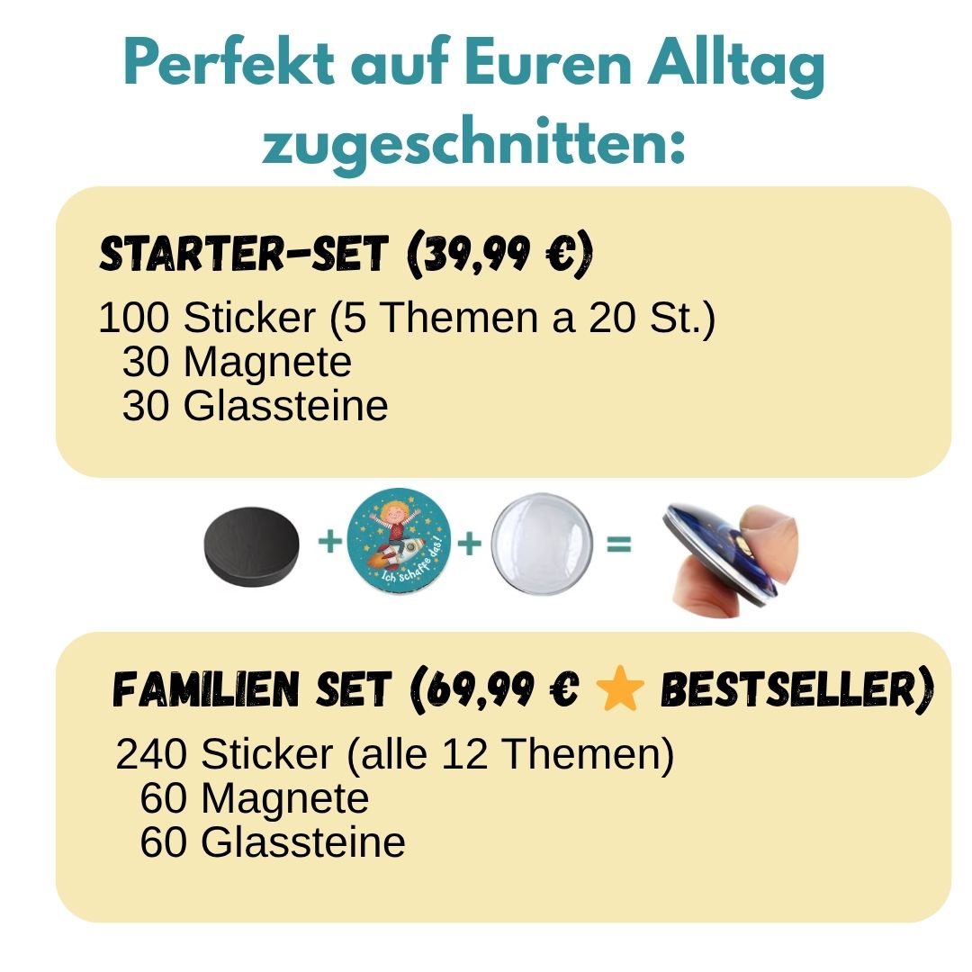 DIY Magnet-Bastelset Starter - 160 Teile