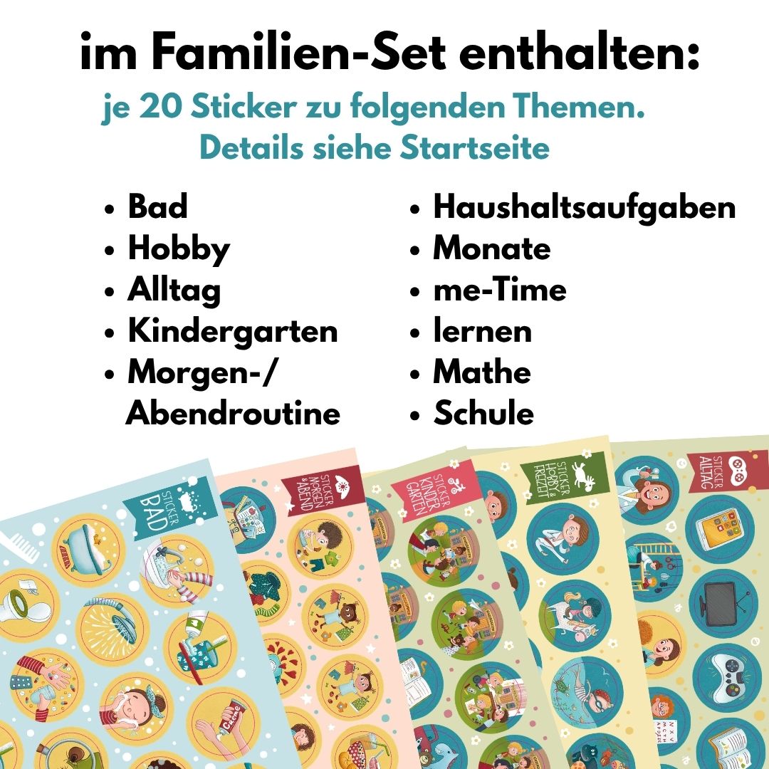 DIY Magnet-Bastelset Family - 360 Teile