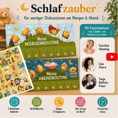 Schlafzauber | Klappkalender & Expertinnen-Videos — Routinen die klappen