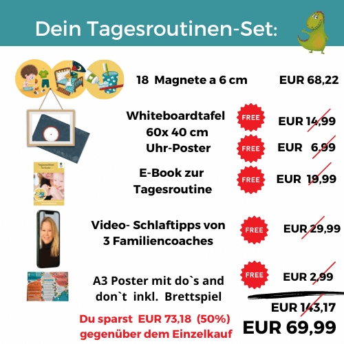 Tagesroutinen- Set ab Krippenstart 1 Jahr