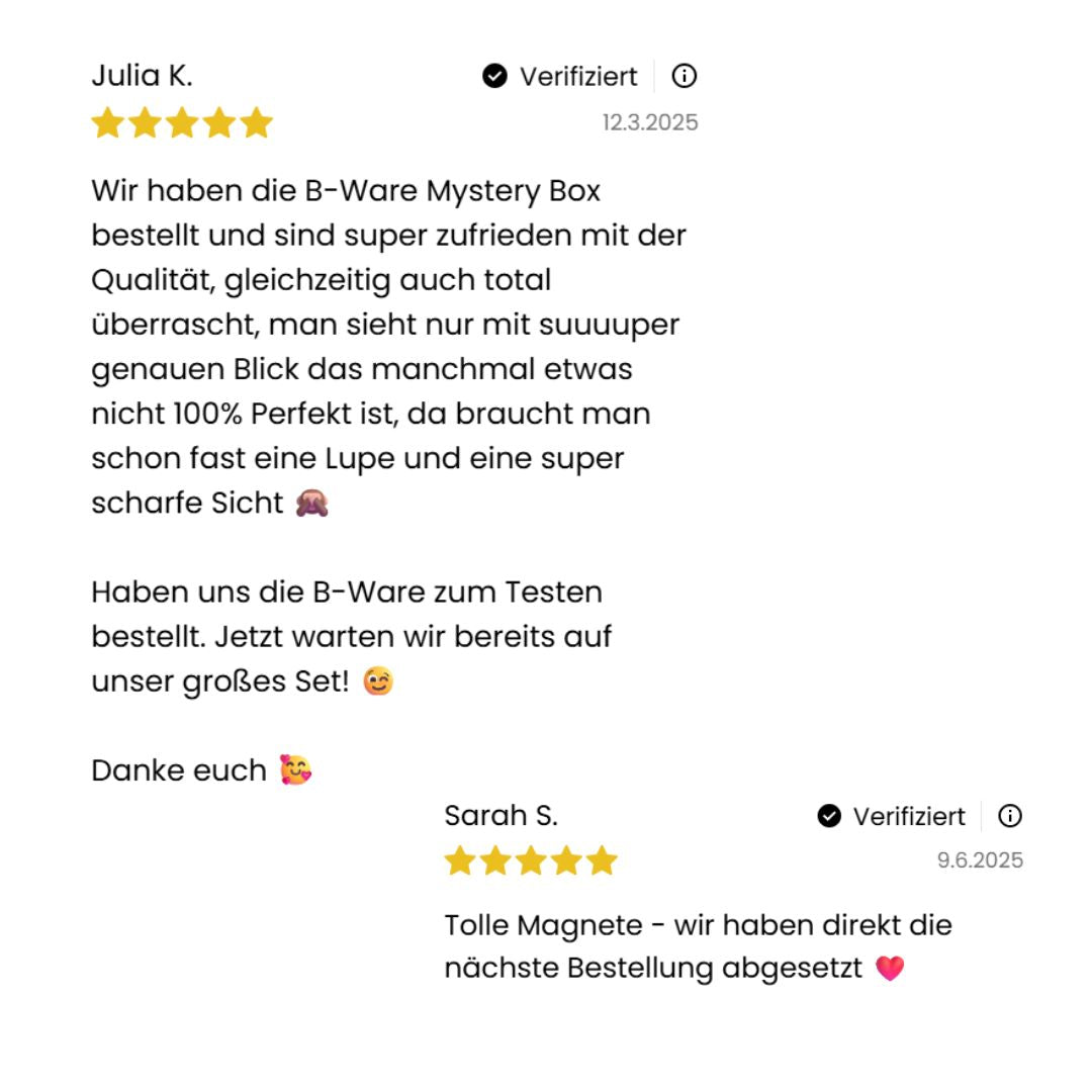 Starter-Set mit kleinen Mängeln