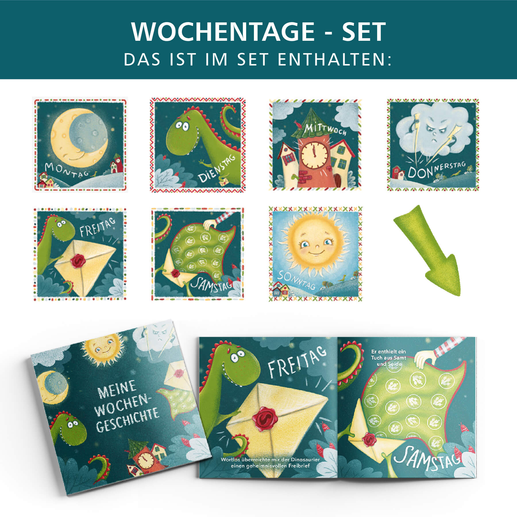 Starter- Set:  Wochentage lernen