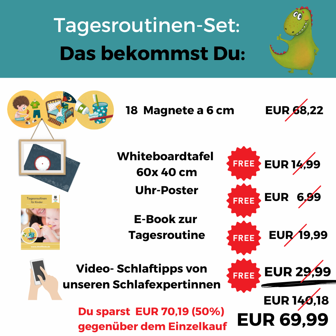 Tagesroutinen- Set ab Krippenstart 1 Jahr