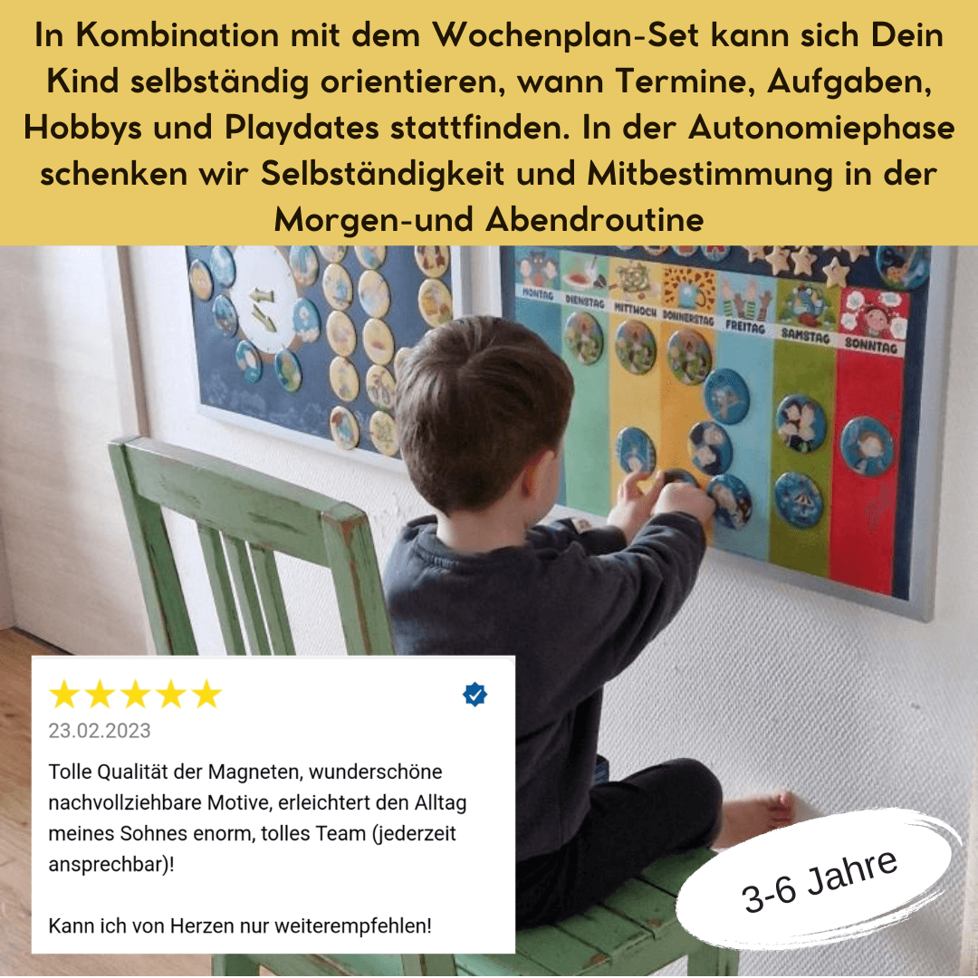 Tagesroutinen- Set ab Krippenstart 1 Jahr