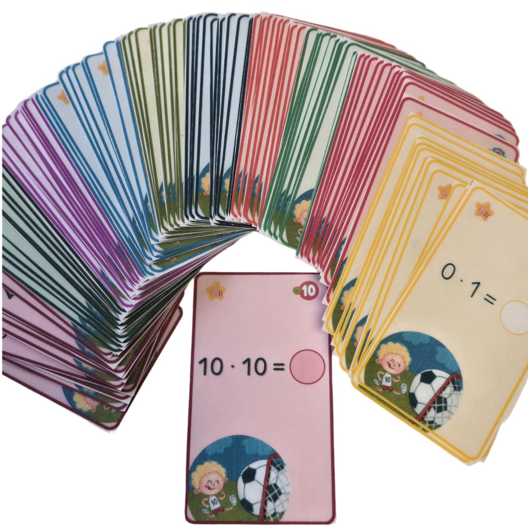 1 x1 spielend lernen: 320 Lernkarten, Brettspiele, Arbeitspass und Visionboard