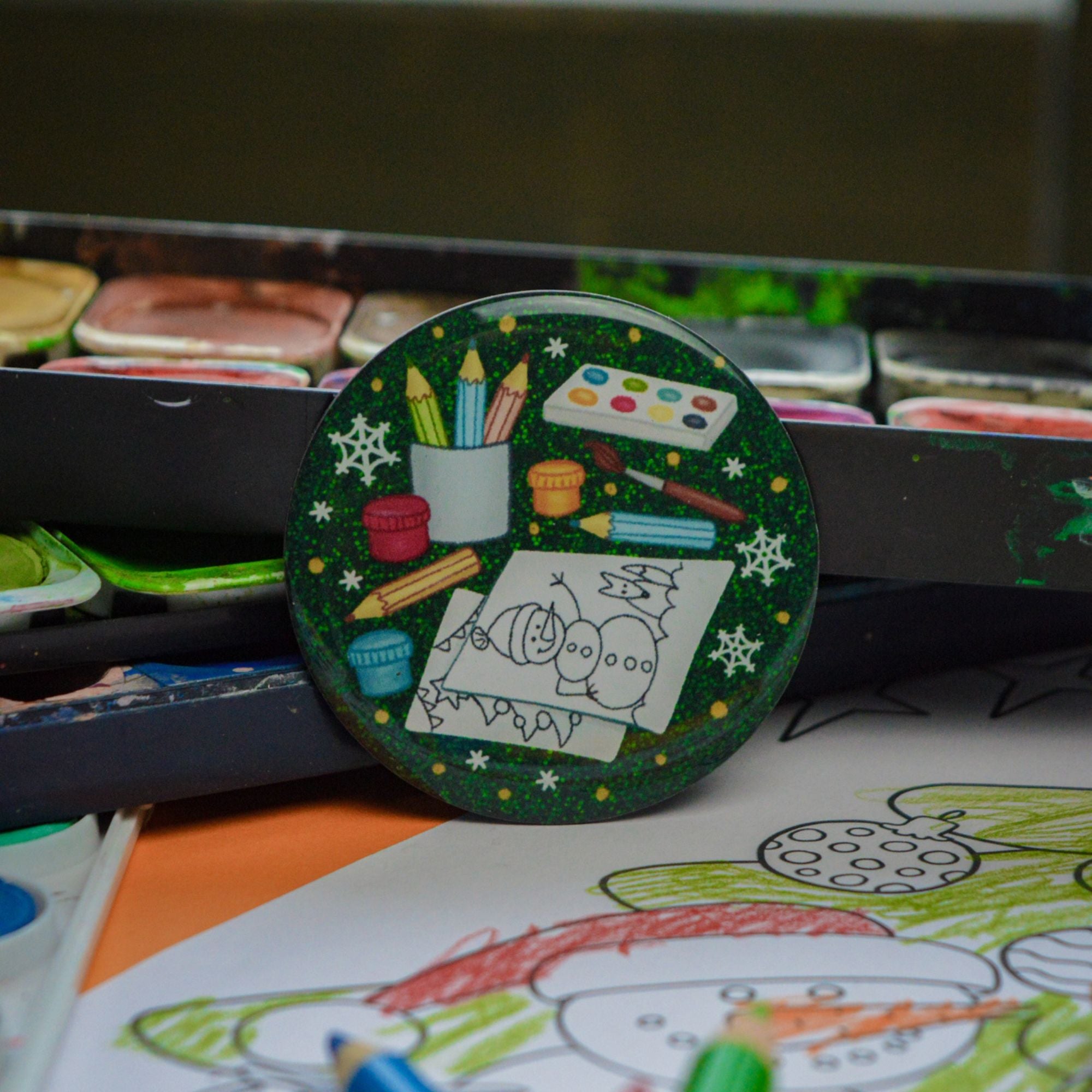 Kerzenschein und Gemütlichkeit: 5 Magnete + 1 🎁gratis