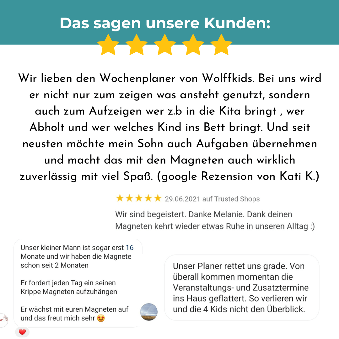 Tagesroutinen- Set ab Krippenstart 1 Jahr