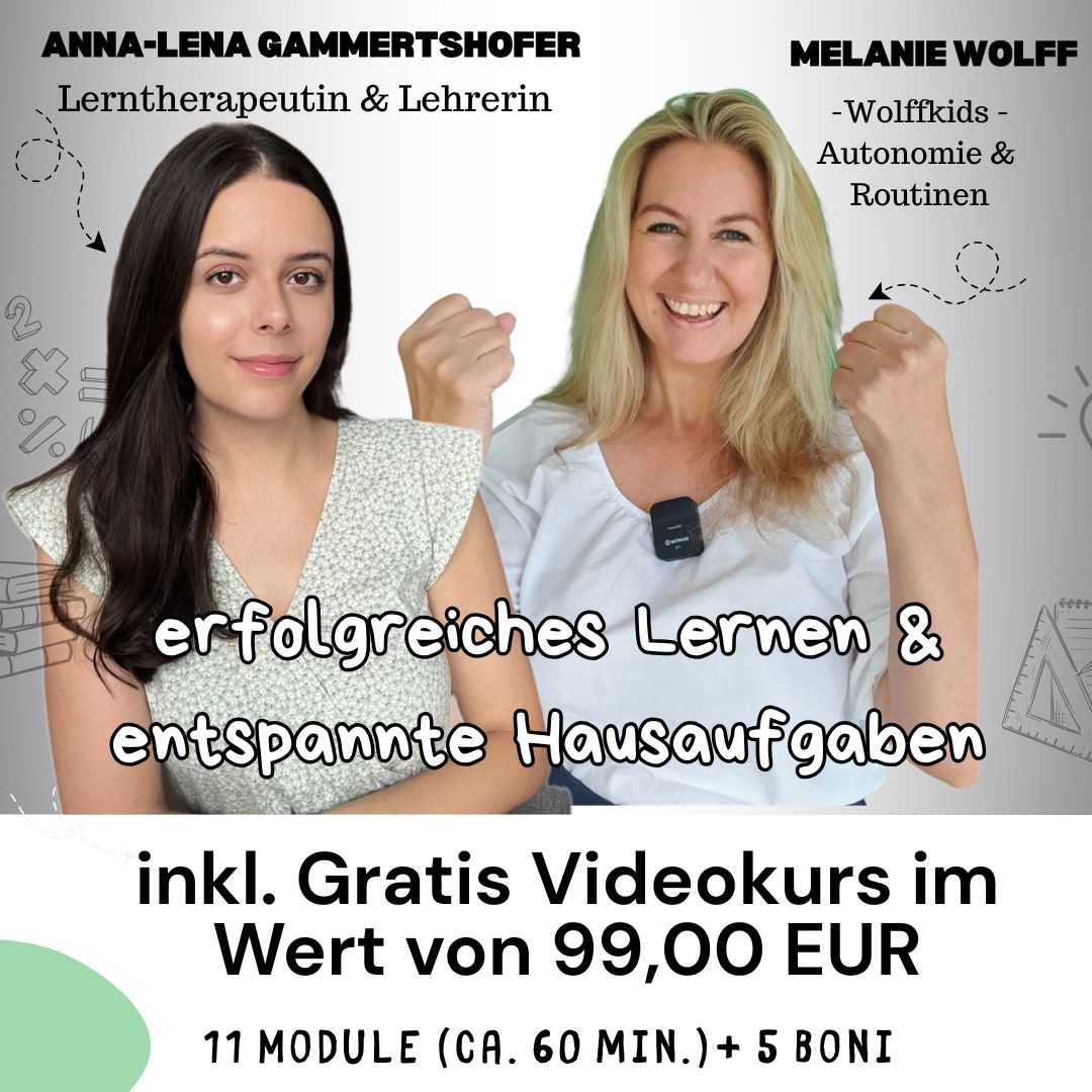Routinesystem Hausaufgaben 8 Lichter und Zubehör -46 teilig inkl. Lernkompass Videokurs