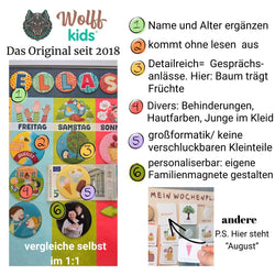 Routine- und Wochenplan für Kinder