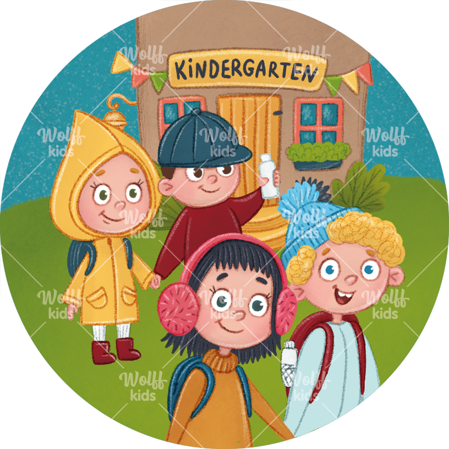 Einzelner Magnet: Kindergarten Ausflug NEU
