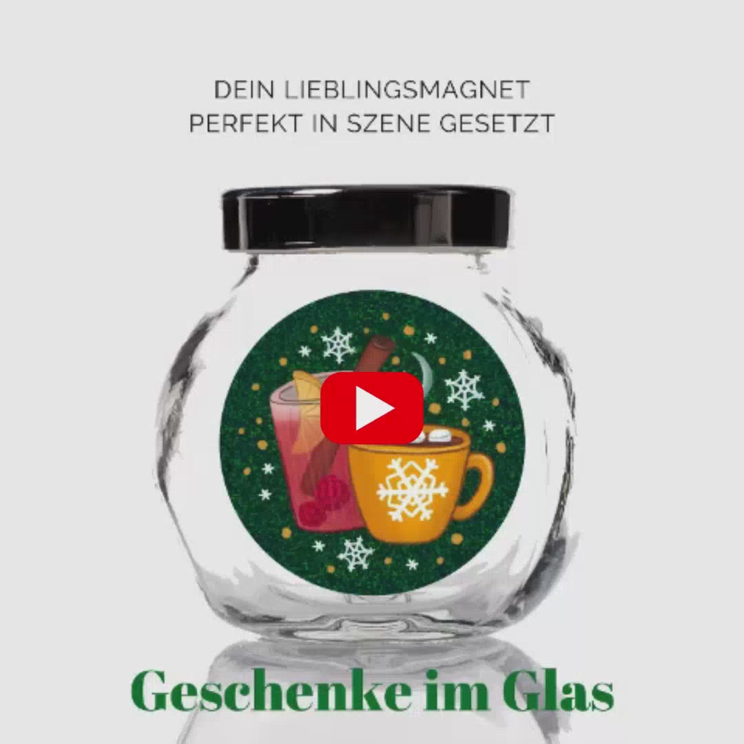 Heiße Kakao mit Marshmellow Geschenkidee