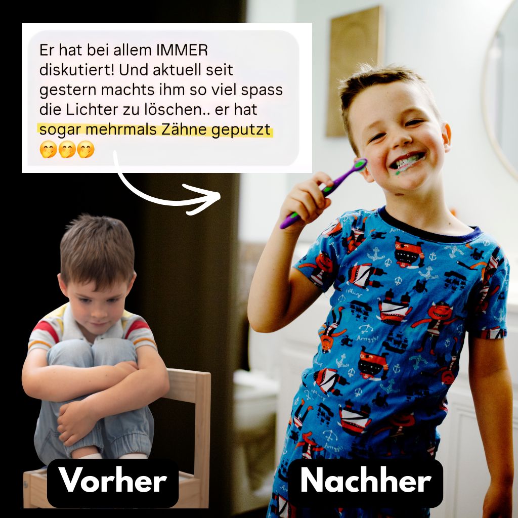 Morgenroutine ohne Diskussionen — dein Kind macht es selbst
