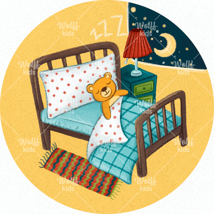 Einzelner Magnet: schlafen