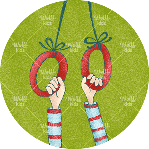 Einzelner Magnet: Musikunterricht, Flötenunterricht - Schulmagnet in 4 cm