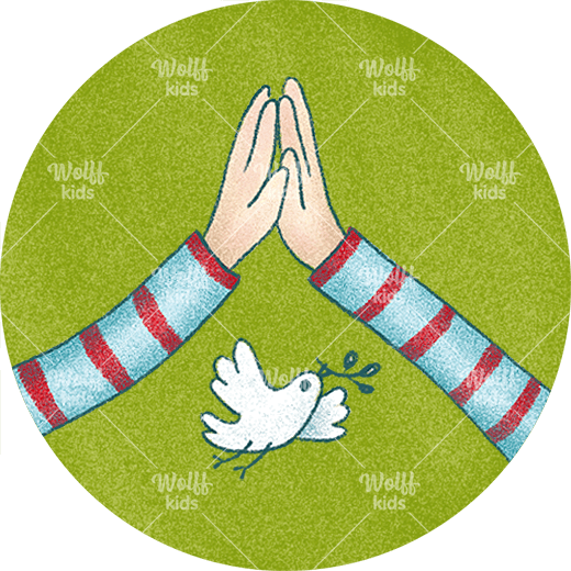 Einzelner Magnet: Musikunterricht, Flötenunterricht - Schulmagnet in 4 cm