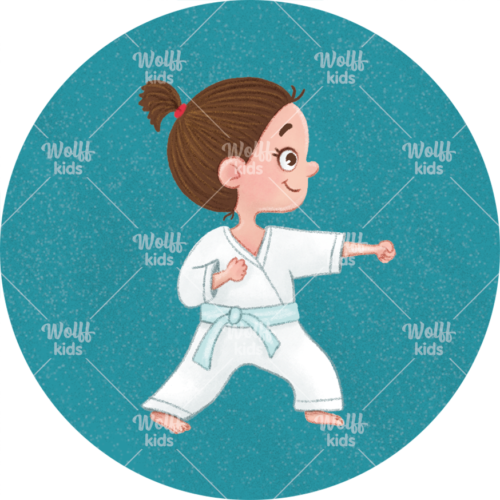 Wochenplanaktivität Judo für Mädchen