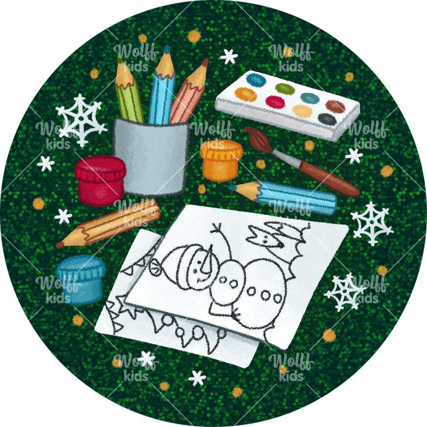 Weihnachtsaktivitäten mit Kindern. Zeit statt Zeugs: malen, zeichnen, stempeln